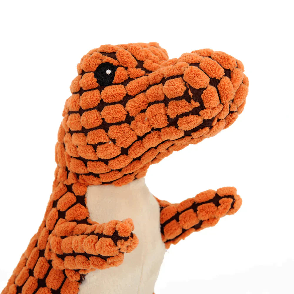Indestructible Robust Dino Dog Toy