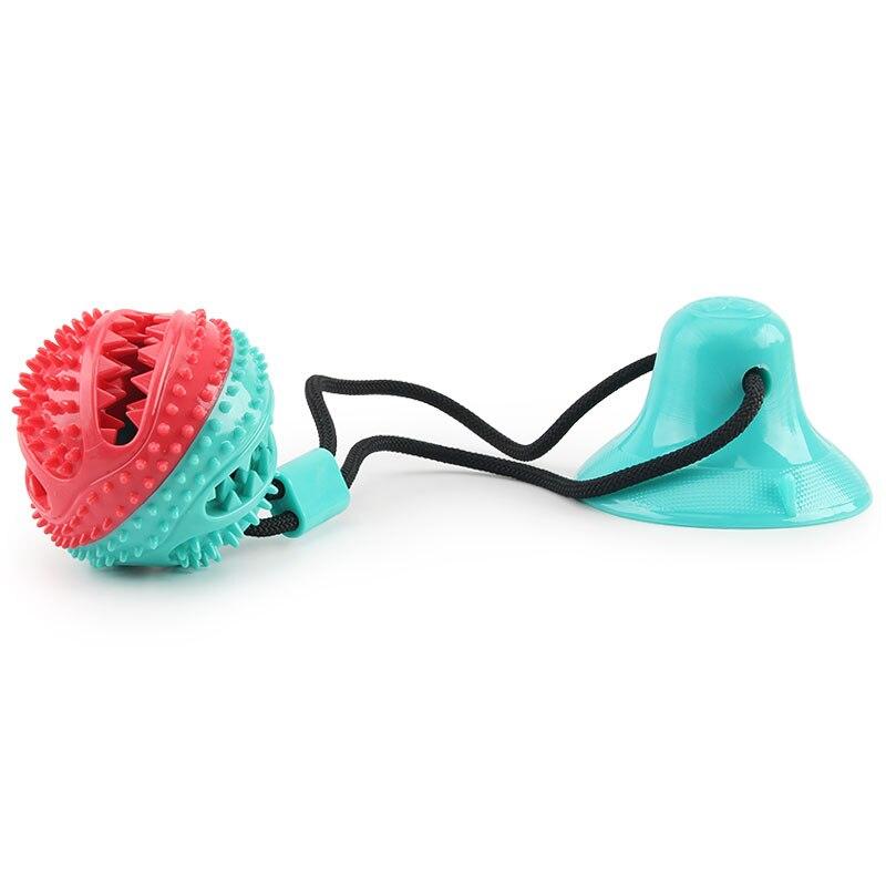 Dog Toy Ball Chew Toys With Suction Cup, Multifunctional Dog Play With  Elastic Rope, Dog Chew Ball Teeth Chew Balls For Wood Floor Tile Walls