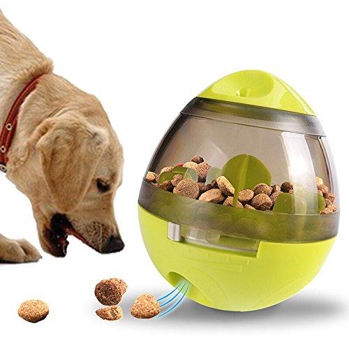 Robot Shape Dog Toys,Treat Dispensing Puzzle Toys for Small Dogs,  Interactive Chase Toys, Slow Feeder, Improves Pets Digestion 